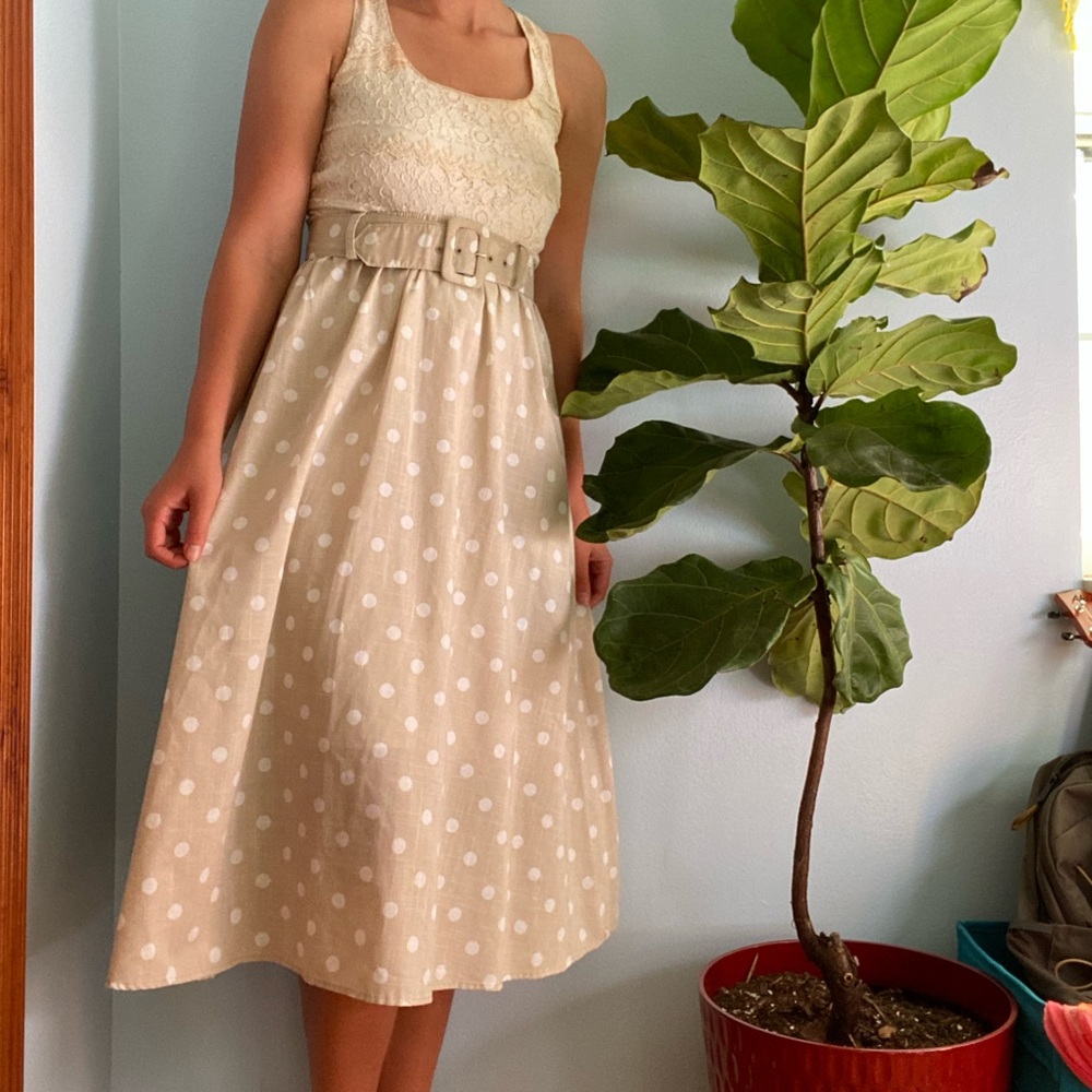 Vintage skirt with pockets